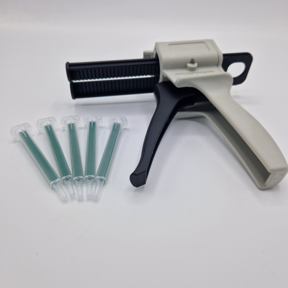 Pistola per colla bicomponente