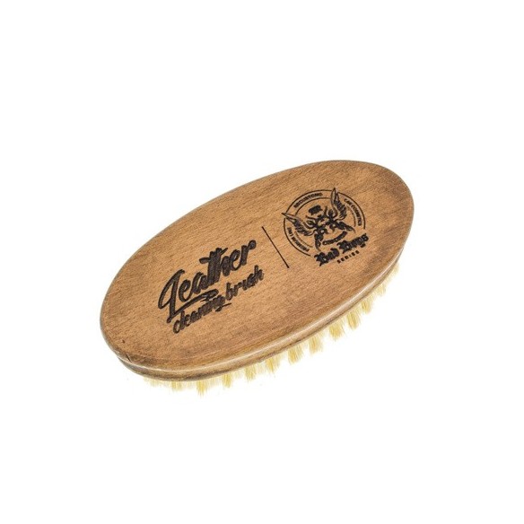 Spazzola per Pelle BadBoys Oval Leather Brush