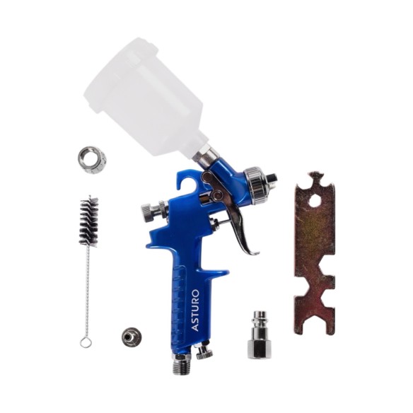 Pistola a Spruzzo HVPL Per Verniciare | Con Ugetto da tazza 125 ml